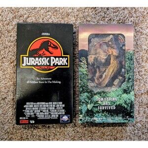 Jurassic Park VHS Tape Lot Jurassic Park & The Lost World